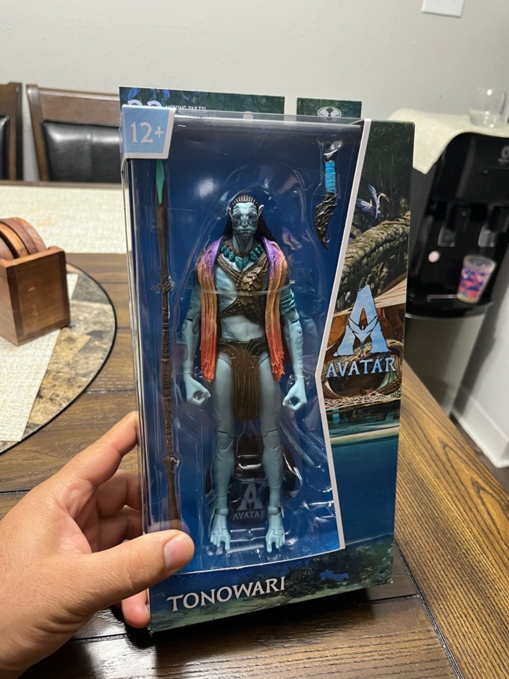Avatar Tonowari Action Figure - Blue with Orange and Purple Accents